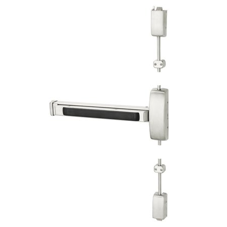 SARGENT Grade 1 Surface Vertical Rod Exit Device, Wide Stile Pushpad, 32-in Device, 120-in Door Height, Exit 56-8710E LHR 32